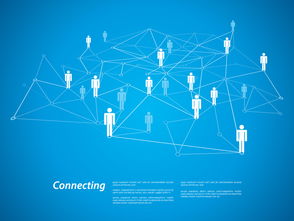 几何扁平风 通讯网络科技画册的设计美学与素材应用